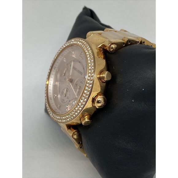 Michael Kors Parker MK5896 Womens Stainless Steel Analog Dial Quartz Watch MP871 - Picture 4 of 12